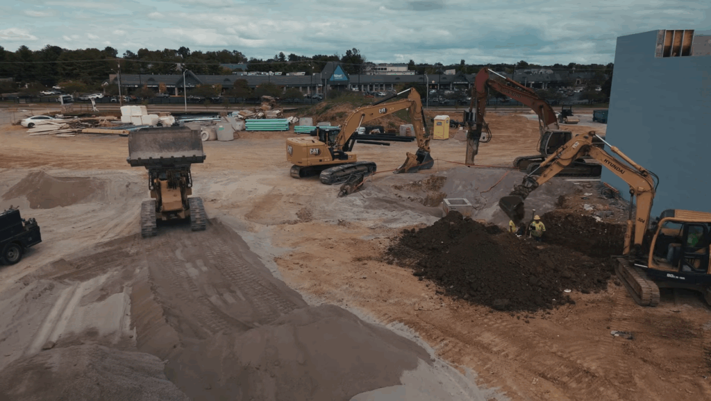 Publix at The Fountains at Palomar retail center construction